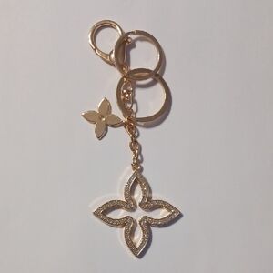 Elegant Gold/Black Keychain